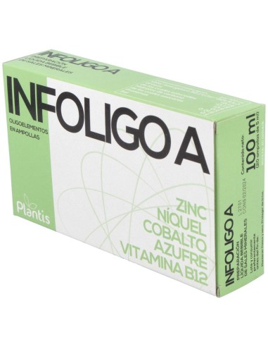 Infoligo A (Zn-Ni-Co-S) 20 Amp. de Artesania