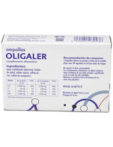 Oligaler 20 Amp. de Artesania