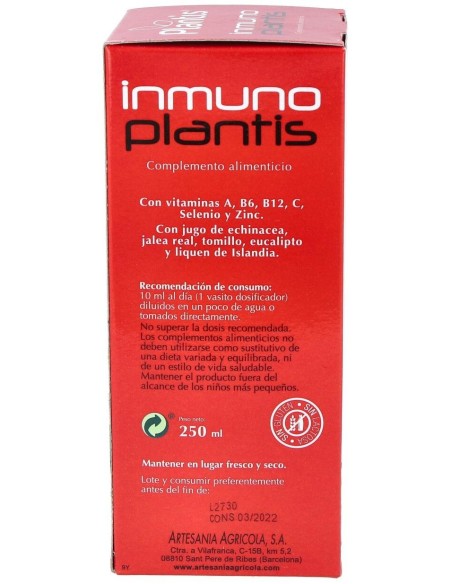 Inmunoplantis 250Ml. de Artesania