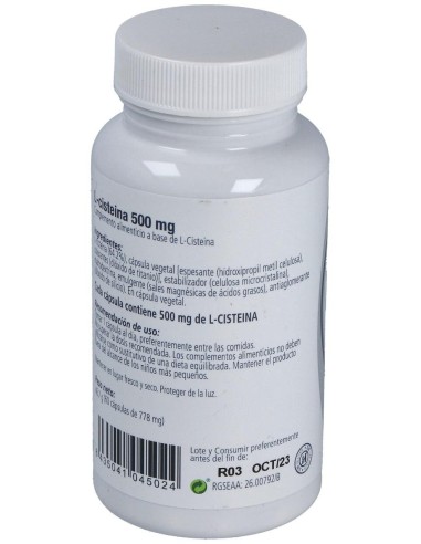 Cisteina Plantis 60 Cap. de Artesania