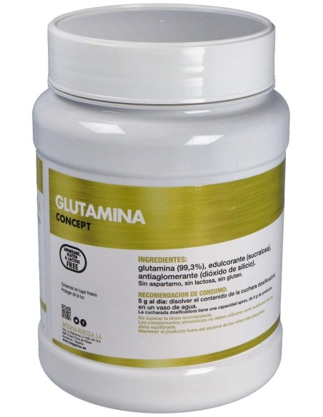 Glutamina Concept 500Gr. de Mega Plus