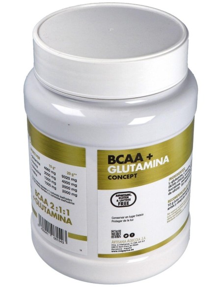 Bcaa+Glutamina Concept Piña 500Gr. de Mega Plus