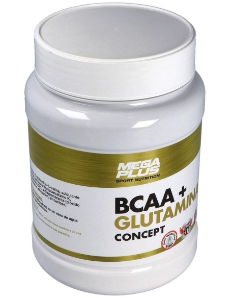 Bcaa+Glutamina Concept Piña 500Gr. de Mega Plus