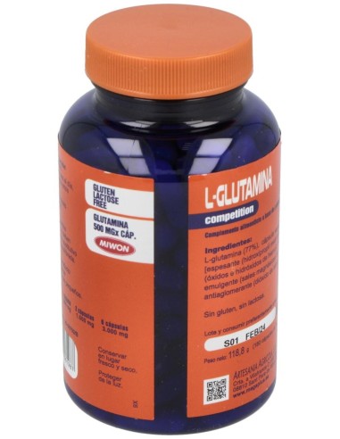 L-Glutamina 180Cap. de Mega Plus