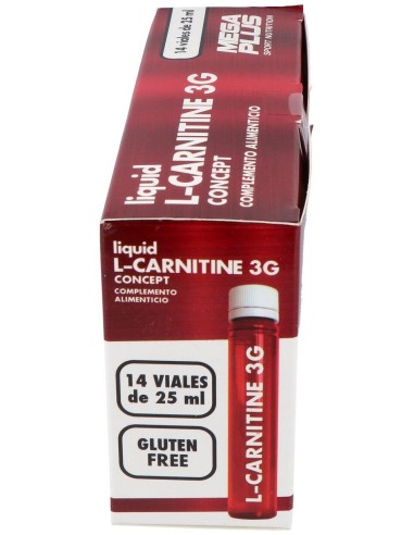 L-Carnitine Concep 3G 14Viales de Mega Plus