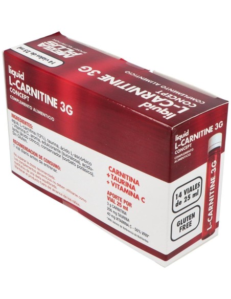 L-Carnitine Concep 3G 14Viales de Mega Plus