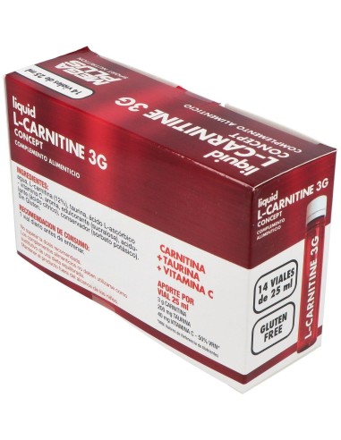 L-Carnitine Concep 3G 14Viales de Mega Plus