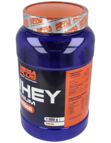 Whey Premium Competition Fresa 1Kg. de Mega Plus