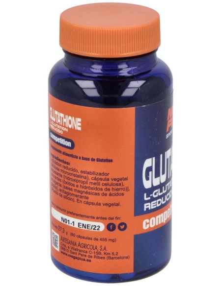Glutathione 60Cap. Competition de Mega Plus