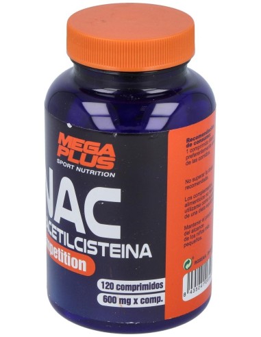 Nac N-Acetilcisteina 120Comp. de Mega Plus