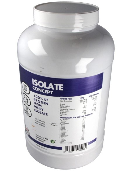 Isolate Concept Chocolate 2Kg. de Mega Plus