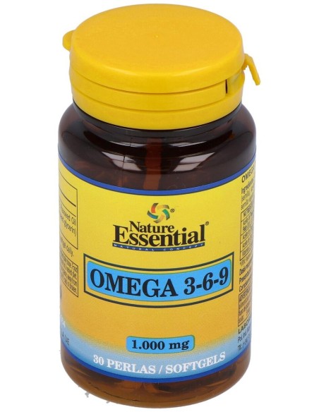 Omega 3-6-9 1000Mg. 30Perlas de Nature Essential