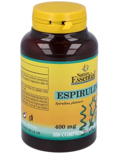 Espirulina 400Mg. 250Comp. de Nature Essential