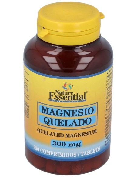 Magnesio Quelado 300Mg. 250Comp. de Nature Essential