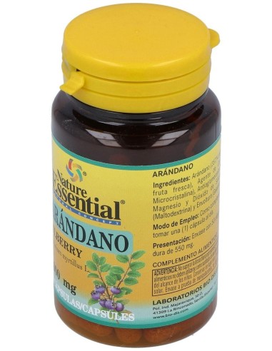 Arandano 1000Mg. 50Cap. de Nature Essential