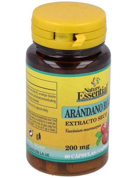 Arandano Rojo 5000Mg. (Ext. Seco 200Mg.) 60Cap. de Nature Essential