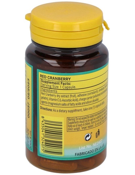 Arandano Rojo 5000Mg. (Ext. Seco 200Mg.) 60Cap. de Nature Essential