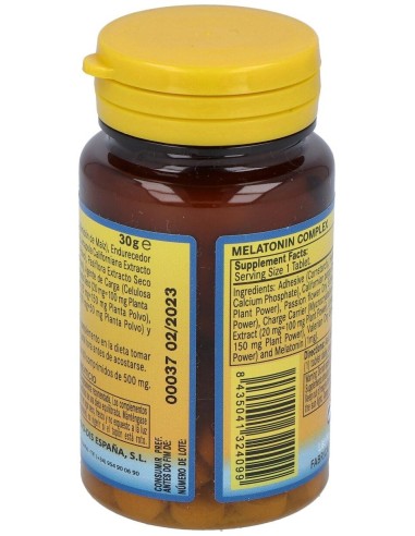 Melatonina Complex 1Mg. 60Comp. de Nature Essential