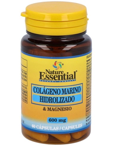 Colageno Marino Hidroliza+Magnesio 600Mg. 60Comp. de Nature Essential