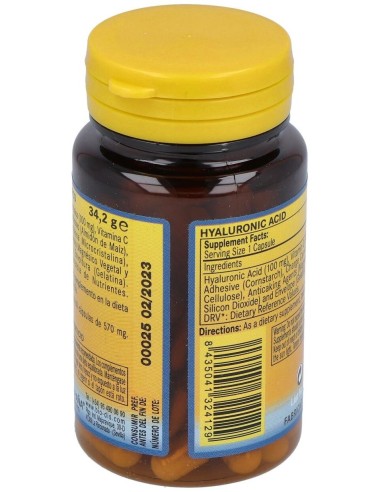 Acido Hialuronico 100Mg. 60Cap. de Nature Essential