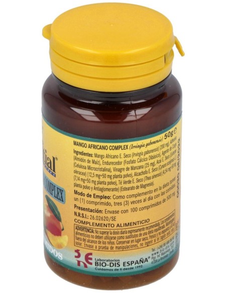 Mango Africano Complex 200Mg. 100Comp. de Nature Essential