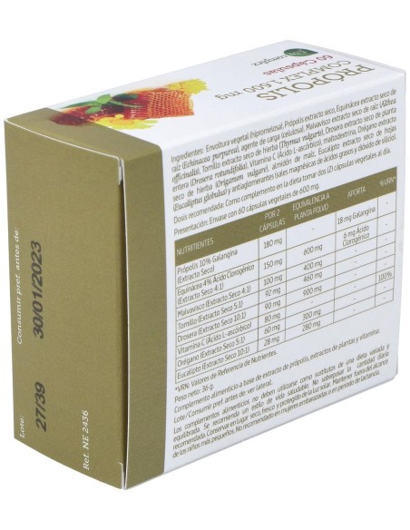 Propolis Complex 1600Mg. 60Cap. de Nature Essential