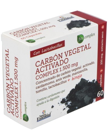 Carbon Vegetal Activo Complex 60Cap. de Nature Essential