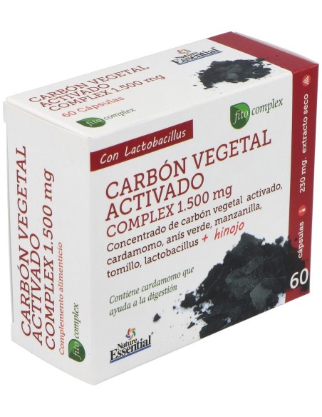 Carbon Vegetal Activo Complex 60Cap. de Nature Essential
