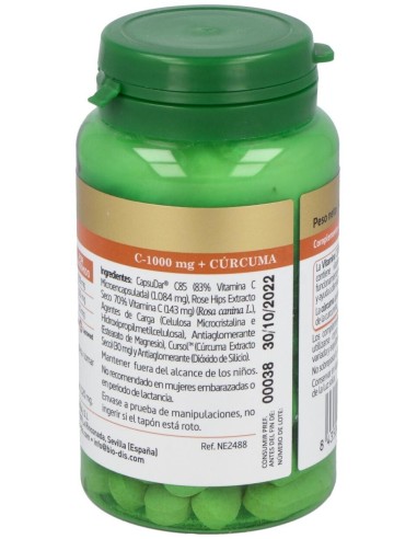 Vit. C+Rose Hips+Curcuma 60Comp. de Nature Essential