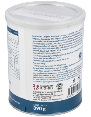 Confortflex Colageno Hidro+Mg+Vit. C+Curcuma 390Gr de Nature Essential