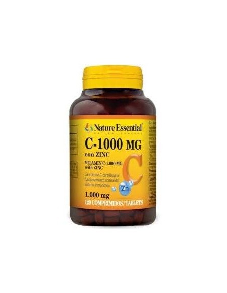 Vitamina C 1000Mg+Zinc 120Comp. de Nature Essential