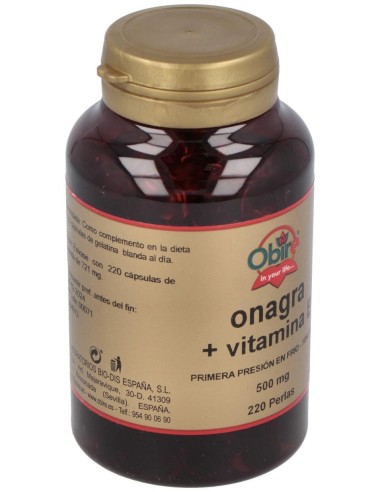 Aceite De Onagra 510Mg. 220Perlas de Obire