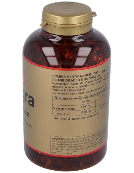 Aceite De Onagra 500Mg. 450Perlas de Obire