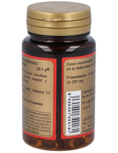 Vitamina D3 100Mcg. 100Perlas de Obire