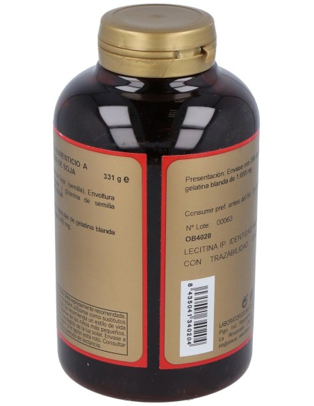 Lecitina De Soja Ip 1200Mg. 200Perlas de Obire