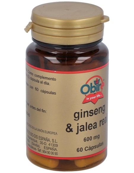Ginseng Y Jalea Real 60Cap. de Obire