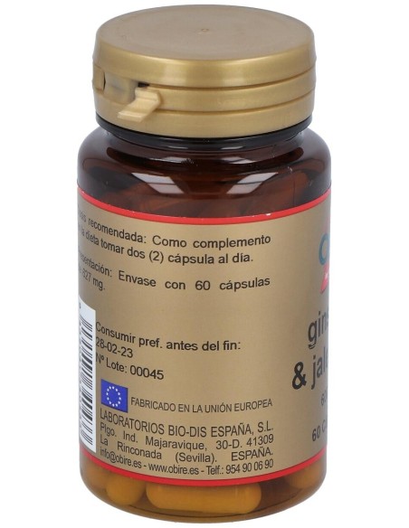 Ginseng Y Jalea Real 60Cap. de Obire