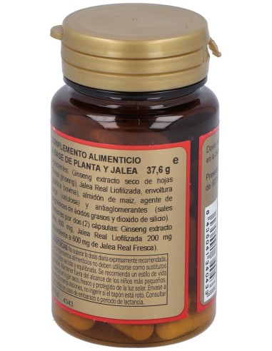 Ginseng Y Jalea Real 60Cap. de Obire