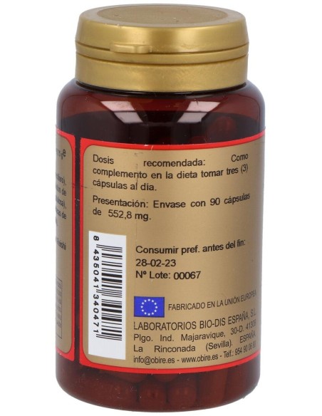 Reishi 400Mg. 90Cap. de Obire