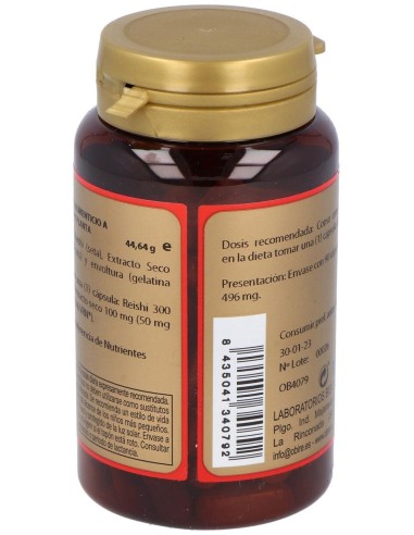 Reishi Y Acerola 400Mg. 90Cap. de Obire