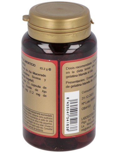 Garlic Oil (Ajo) 60Perlas de Obire