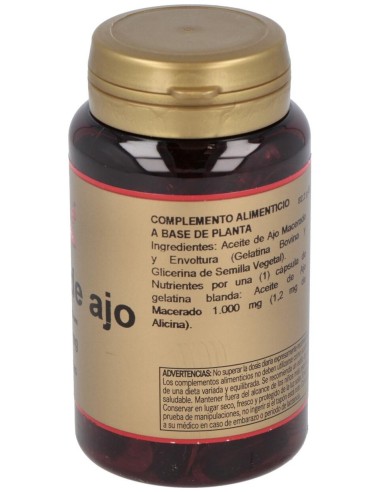 Garlic Oil (Ajo) 60Perlas de Obire