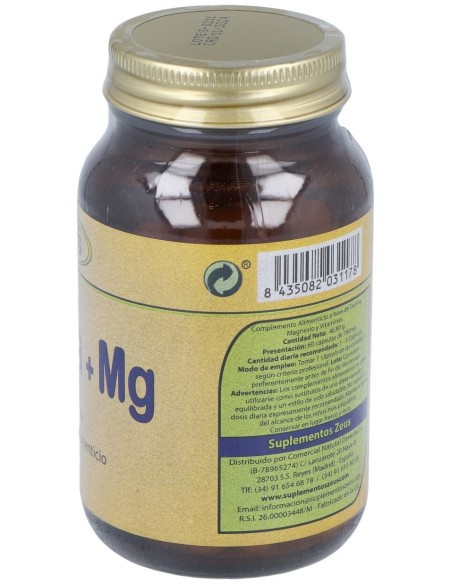 L-Taurina-Mg 60Cap. de Zeus