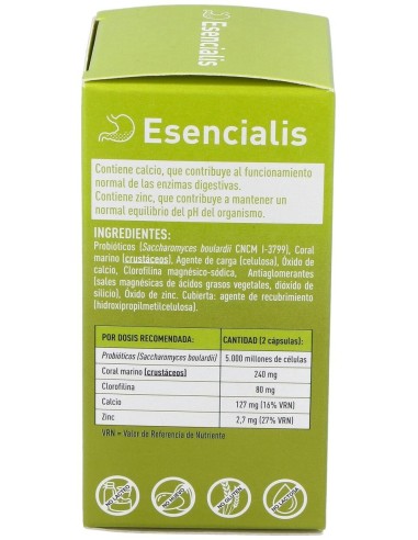 Esencialis 60 Cápsulas Vegetales de Plameca