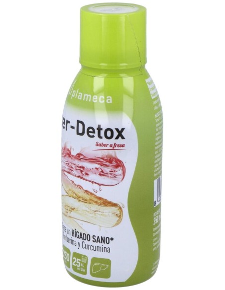Ber-Detox Sabor Fresa 250 Ml de Plameca