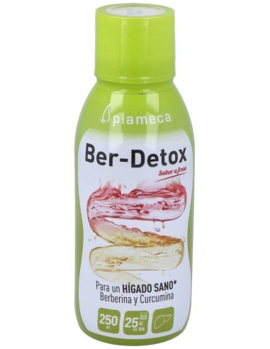 Ber-Detox Sabor Fresa 250Ml. de Plameca
