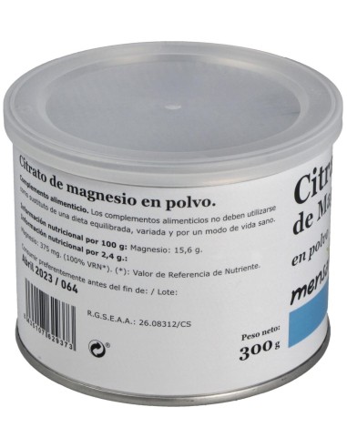 Magnesio Citrato 300Gr. de Mensan