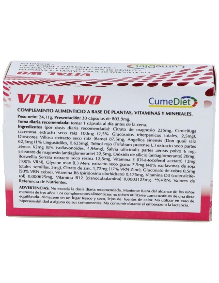 Vital Wo 30Cap. de Cumediet