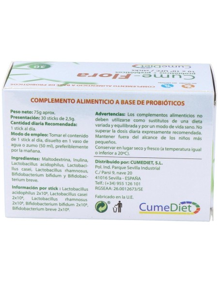 Cume-Flora 30Sticks de Cumediet