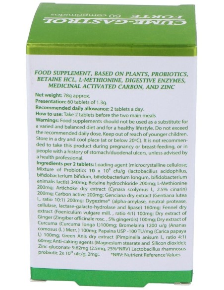 Cume-Gastrol Forte 60Comp. de Cumediet